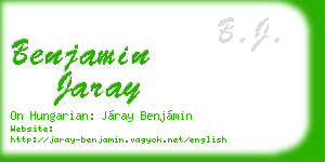 benjamin jaray business card